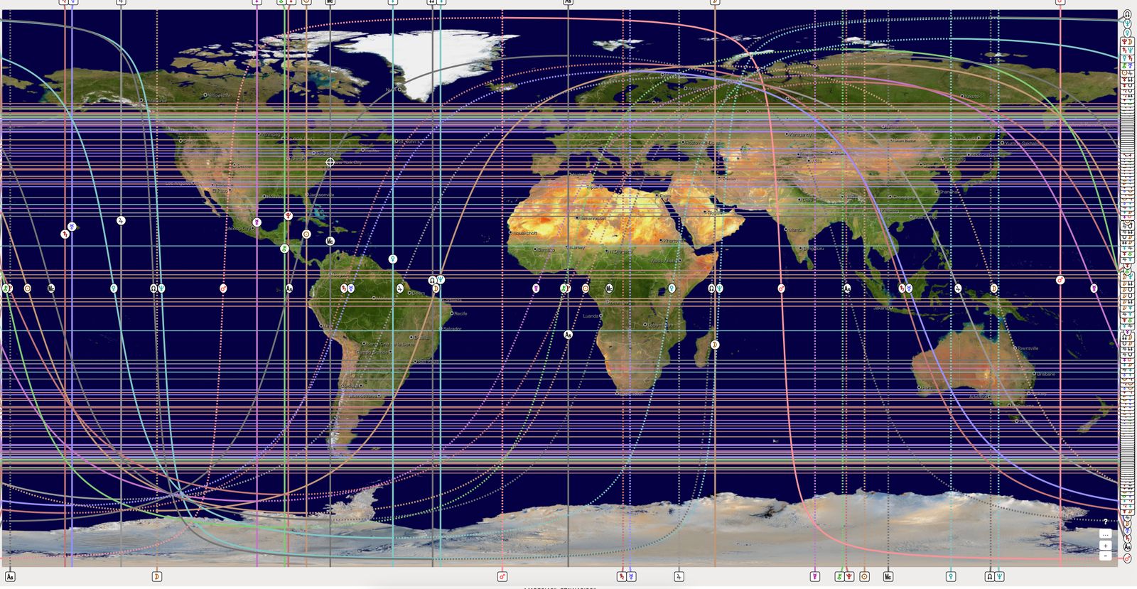 The world map